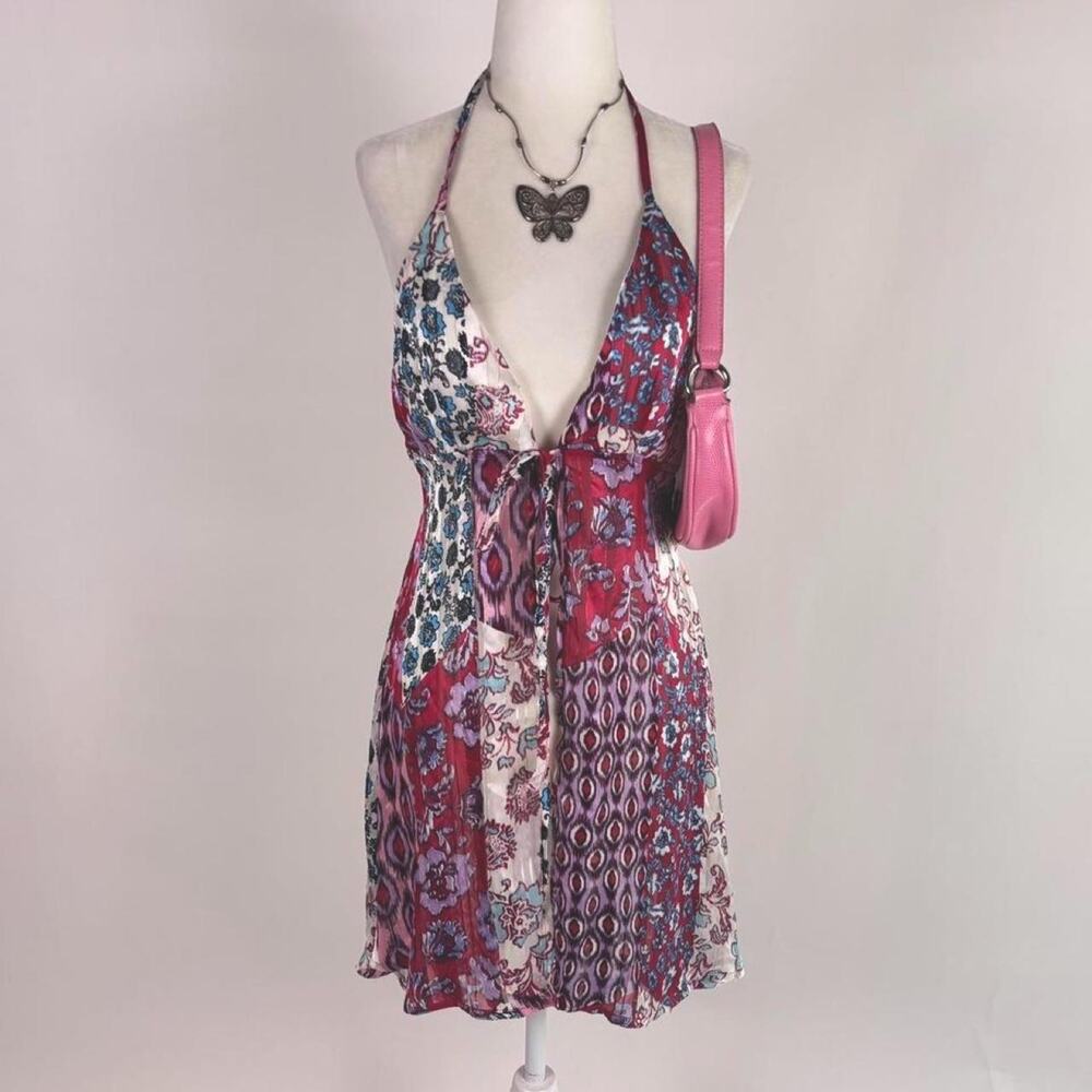 Nwt fairycore patchwork style dress
